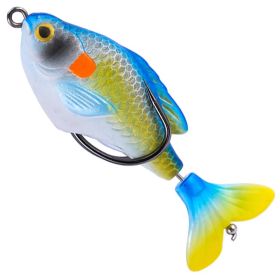 Lure 75cm Water Surface Tractor Rotating Simulation Thunder Frog Fish (Option: 6 Colors)