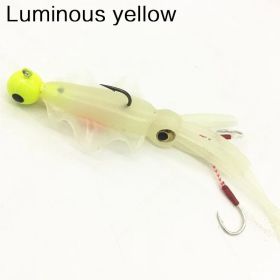 Jig Hook Hand Hook Luminous Squid Bait Simulation (Option: Luminous)
