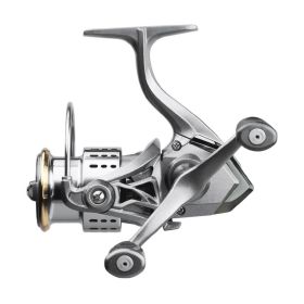 Metal Light Spool Fishing Wheel Micro Object Lure (Option: Silver-LC2500M single grip pill)